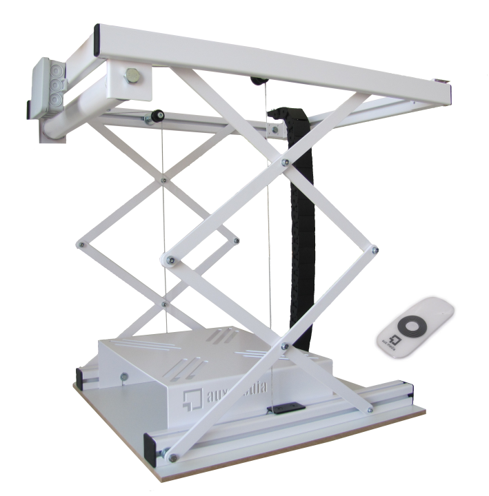 Winda do projektora Aux Media White PLUS - biała, lekka, elegancka