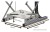 low profile white projector lift Aux Media - projector size