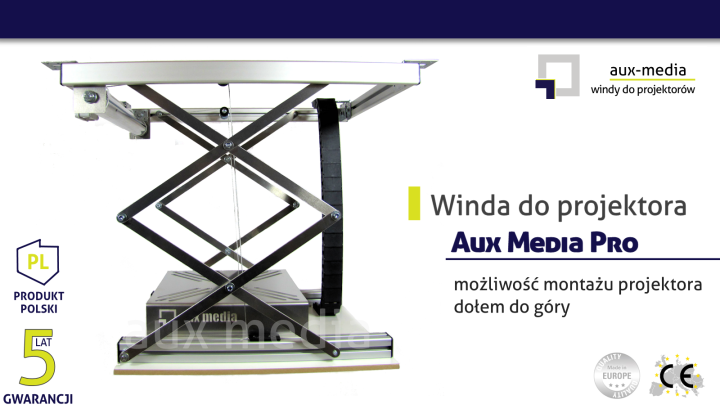 Winda do projektora Aux Media - Pro
